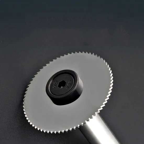 Solid Tungsten Carbide 64-Tooth Blade Industrial Grade Metal Slitting Saw Milling Cutter with OEM Customization